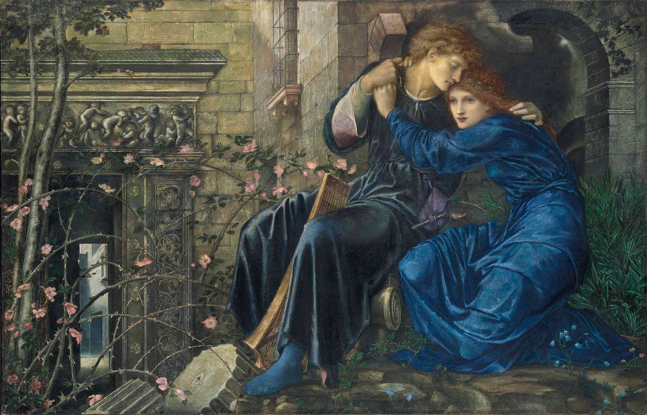 Harabeler arasında aşk by Edward Burne Jones