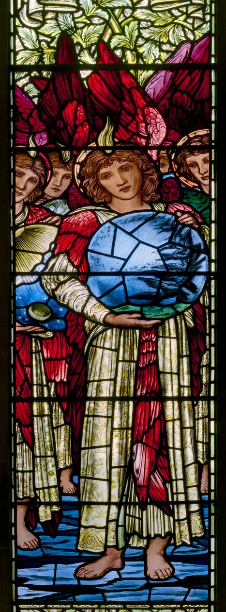 Oxford Harris Manchester Koleji, Morris & Co., Edward Burne-Jones, Yaratılış Günleri by Edward Coley Burne Jones