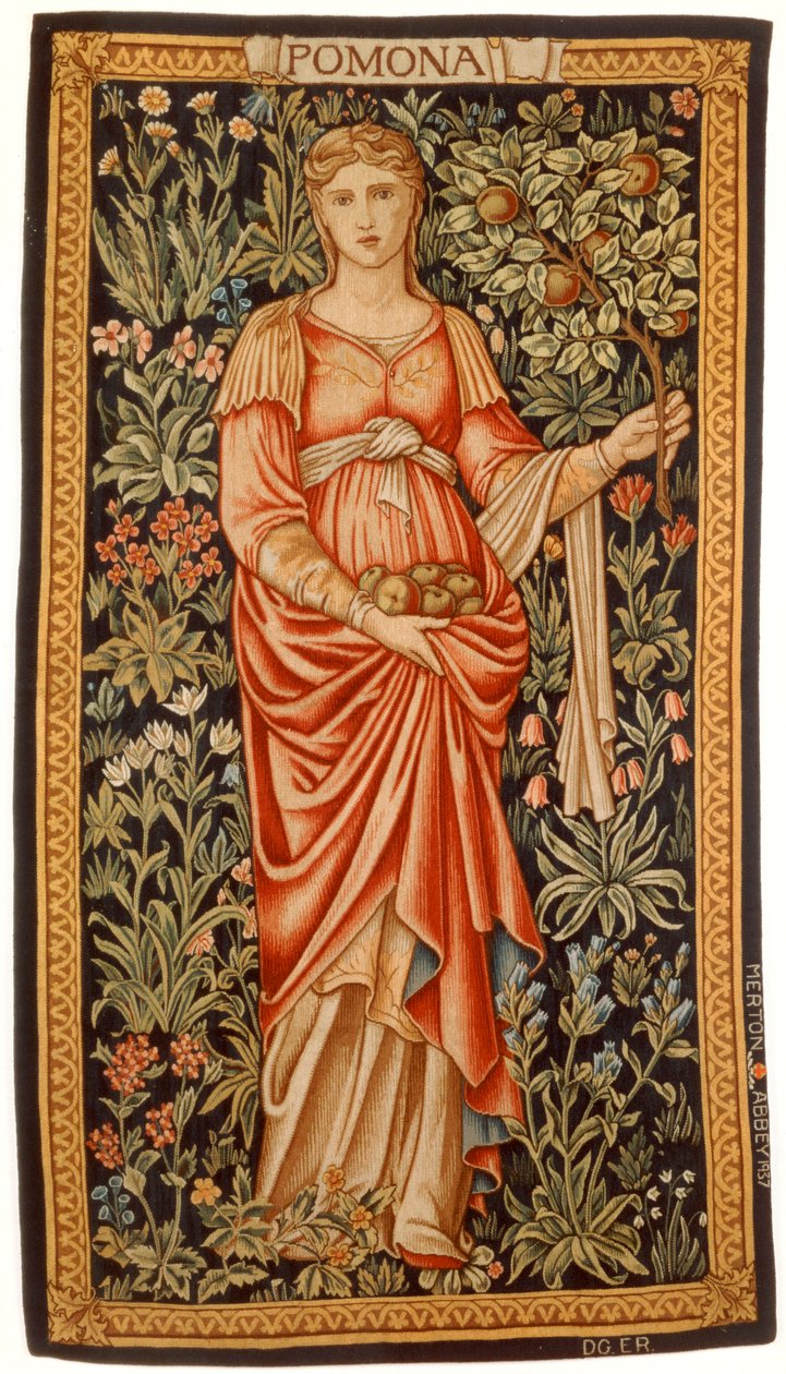 Pomona, Morris & Co. Merton Manastırı, 1884 by Edward Burne Jones