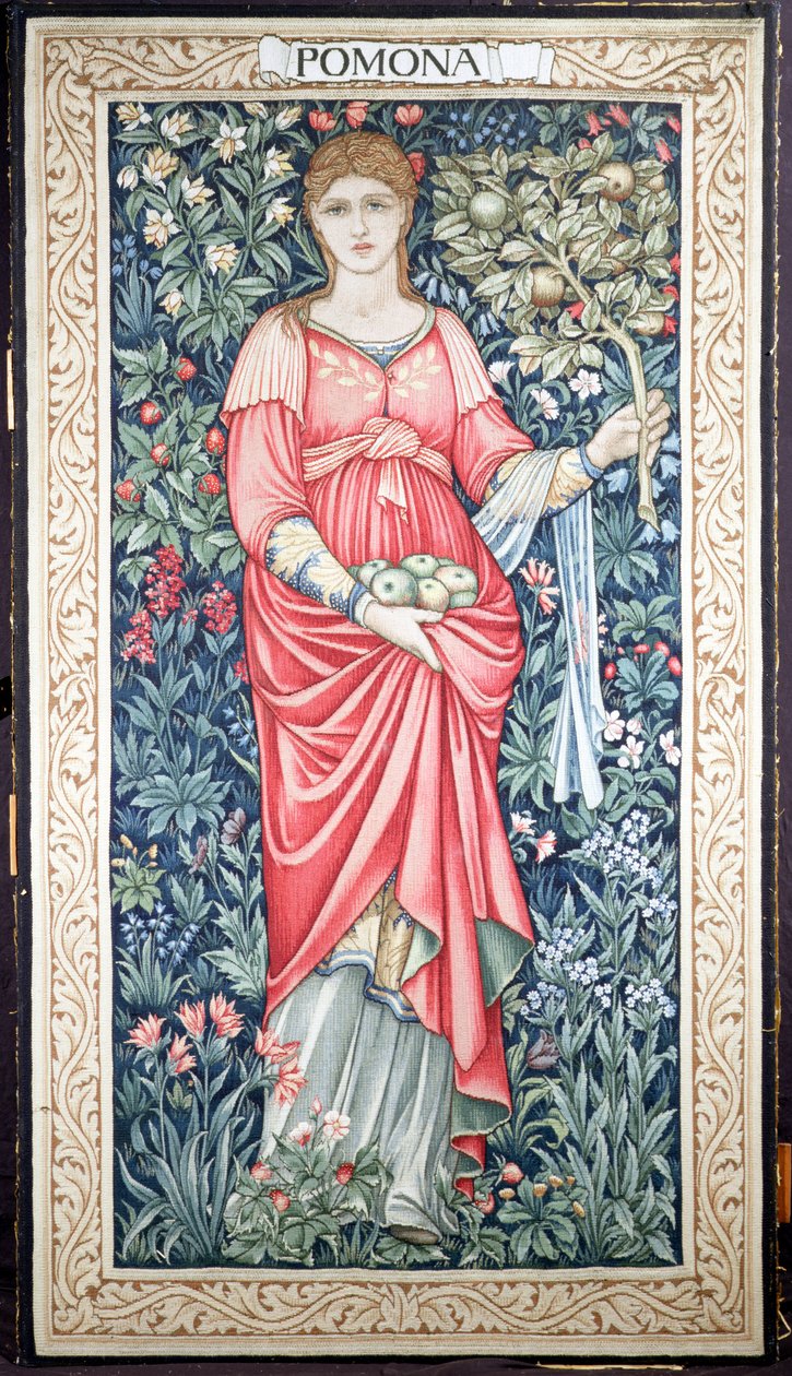 Pomona, Morris und Co. tarafından yapılmıştır, c.1885 (goblen) by Edward Burne Jones