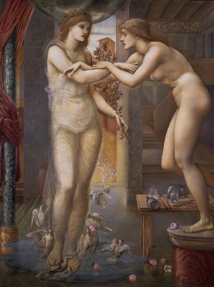 Pygmalion ve Görüntü: Tanrı Ateşi, 1868-78 by Edward Burne Jones