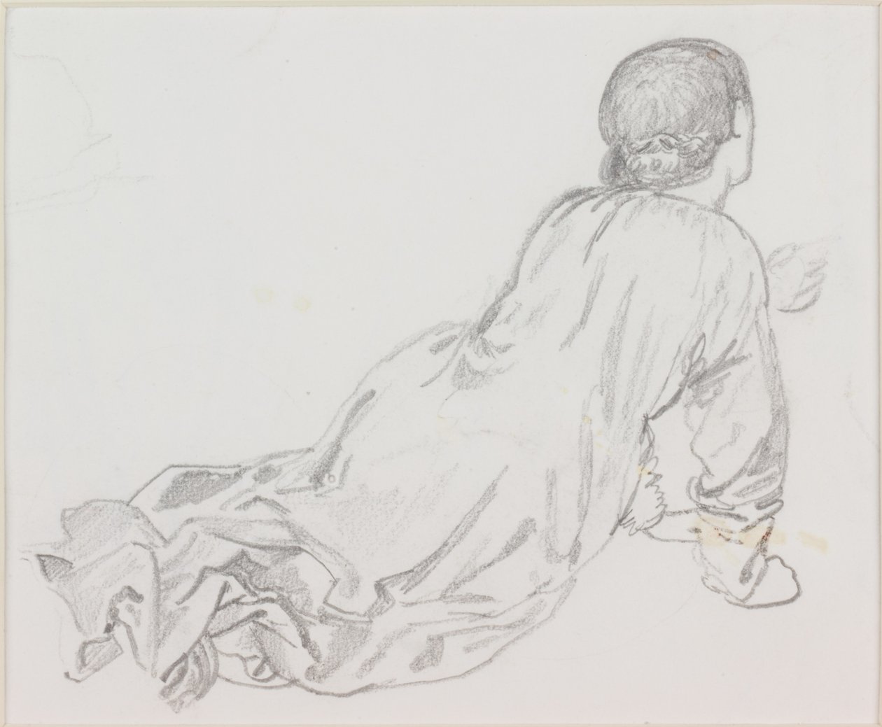 Uzanmış Figür by Edward Burne Jones