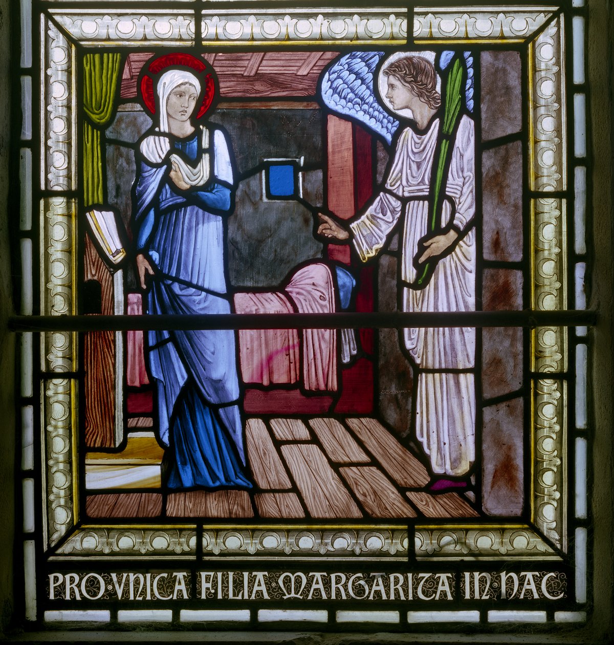 Rottingdean, St Margaret, Morris & Co., Edward Burne-Jones, Müjde by Edward Coley Burne Jones