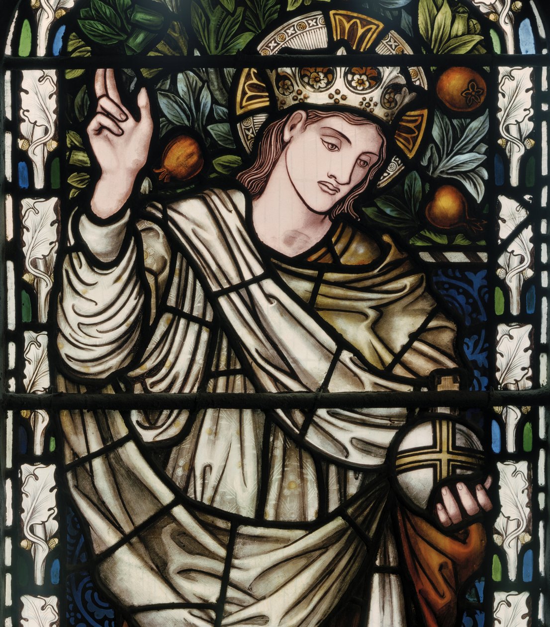 Salvator Mundi, 1876 (vitray) by Edward Burne Jones