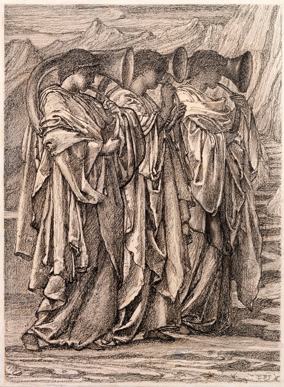 "Vahşi Doğada Meydan Okuma" çalışması, c.1875 by Edward Burne Jones