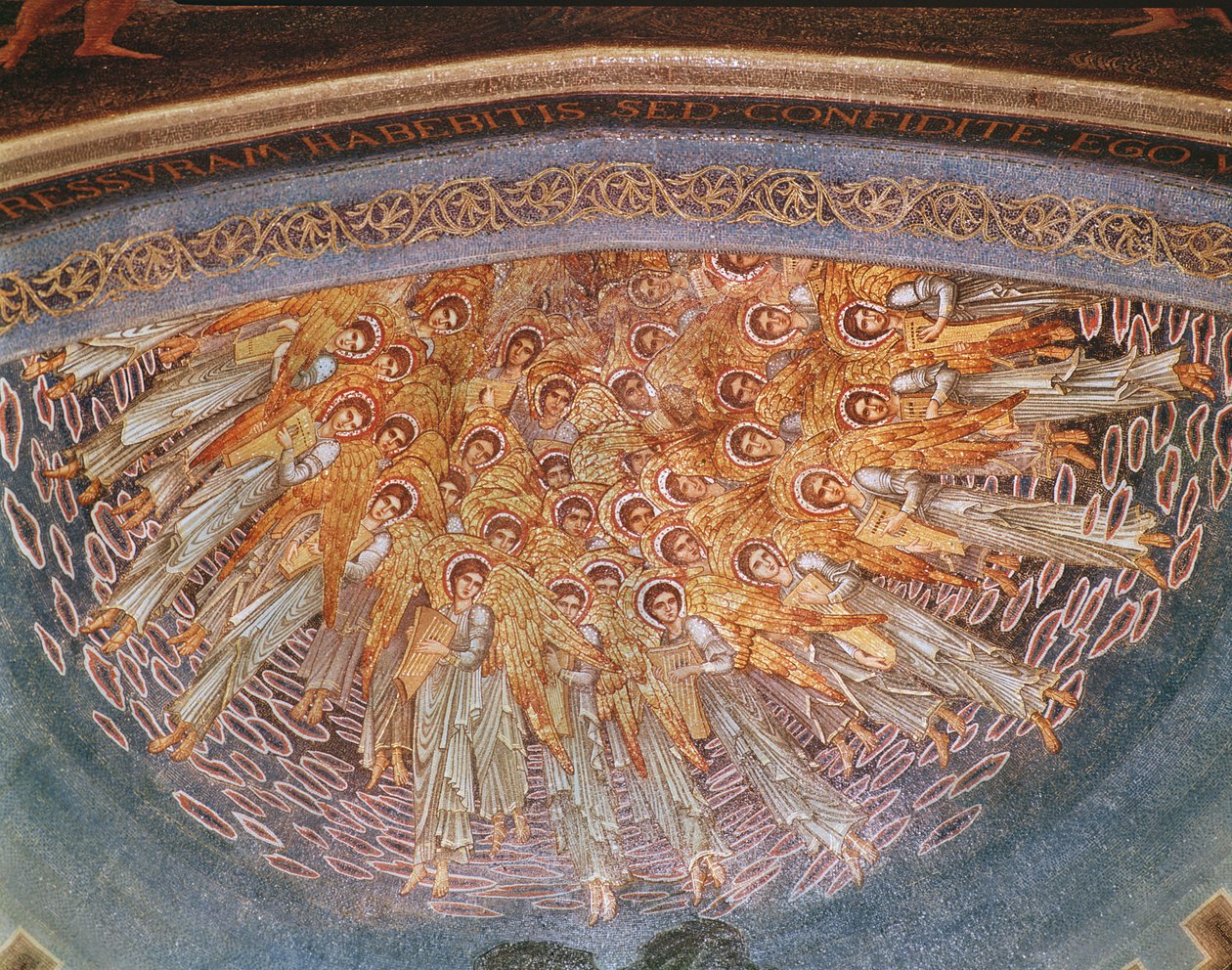 Müjde (tavan mozaiği) by Edward Burne Jones