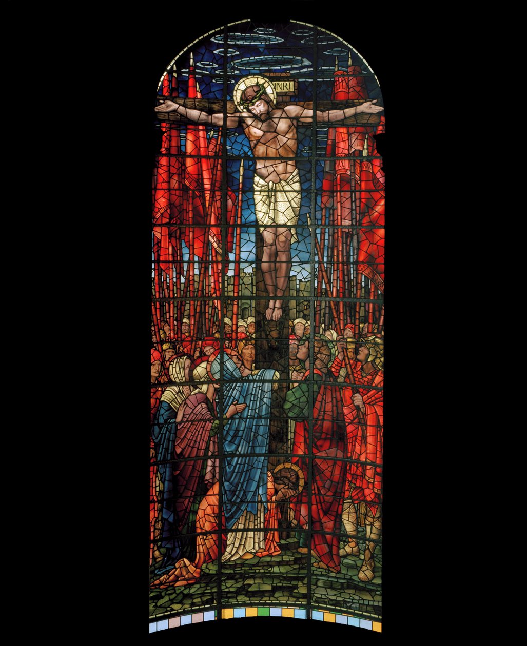 Çarmıha Gerilme Penceresi, 1888 (vitray) by Edward Burne Jones