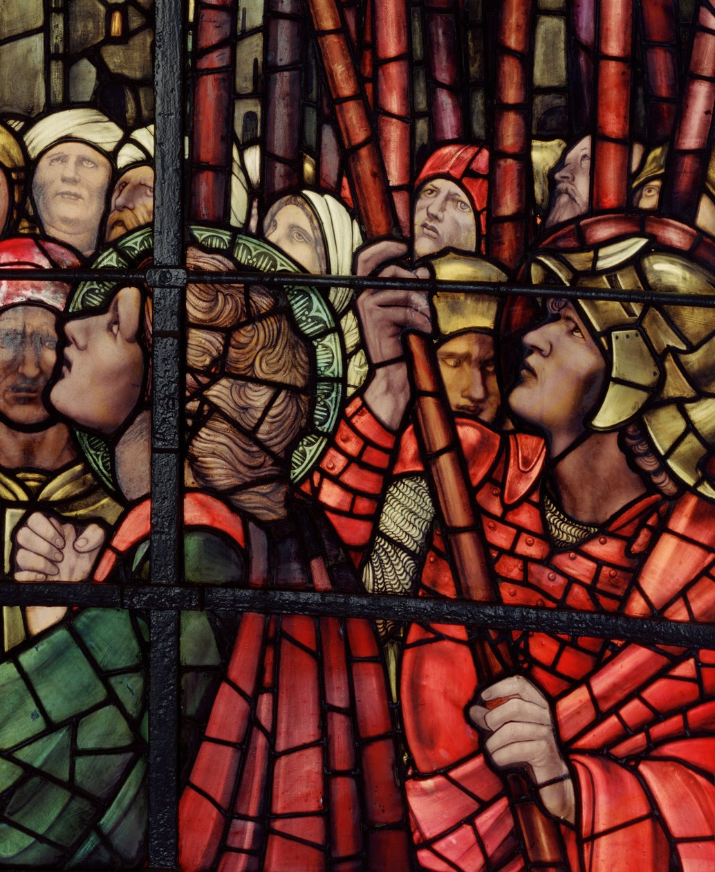 Çarmıha Gerilme Penceresi, detay, 1888 (vitray) by Edward Burne Jones