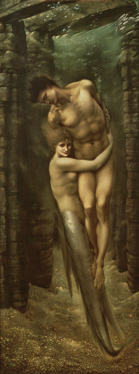 Denizin Derinlikleri, 1886 by Edward Burne Jones