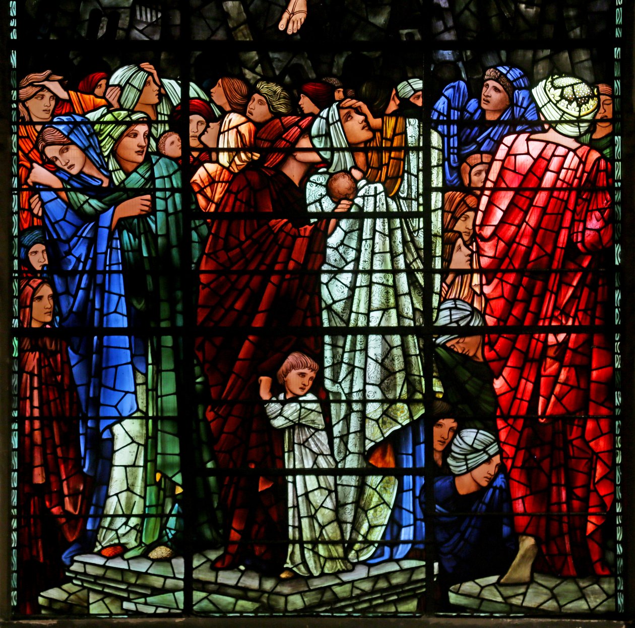 Son Yargı, 1885-1897 (vitray) by Edward Burne Jones