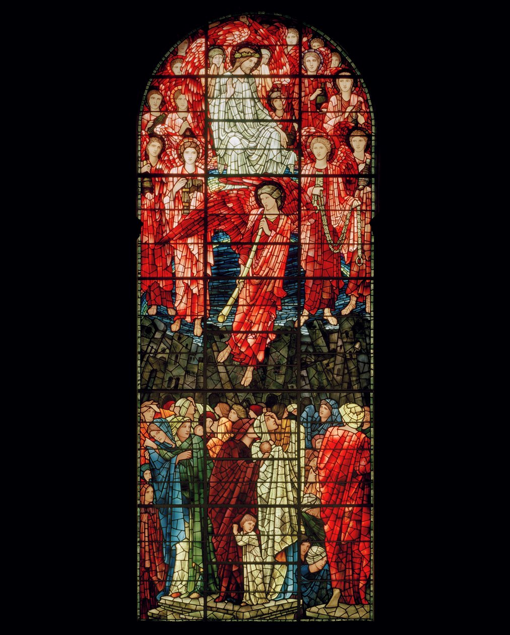 Son Yargı Penceresi, 1897 (vitray) by Edward Burne Jones