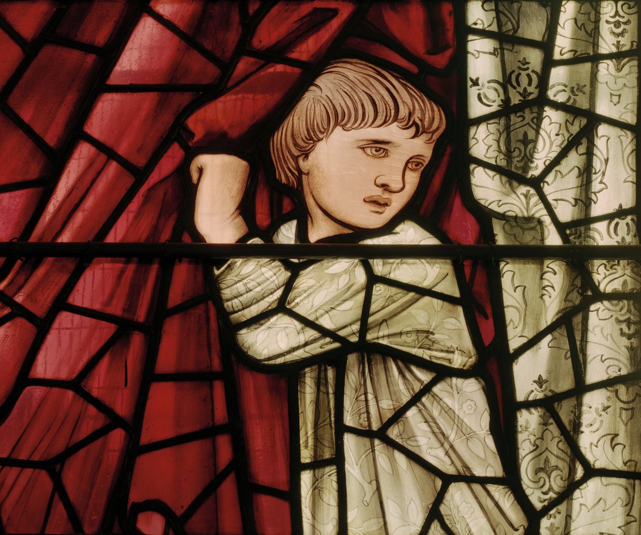Kıyamet Penceresi, detay, 1897 (vitray) by Edward Burne Jones