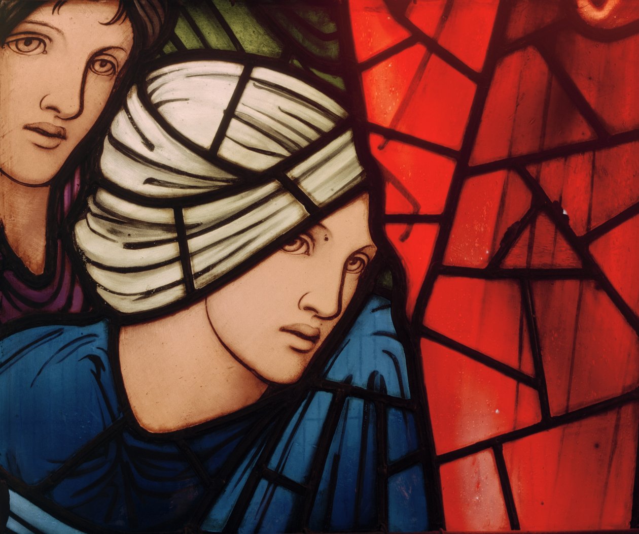 Kıyamet Penceresi, detay, 1897 (vitray) by Edward Burne Jones