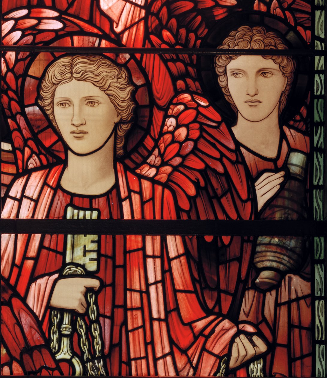 Kıyamet Penceresi, detay, 1897 (vitray) by Edward Burne Jones