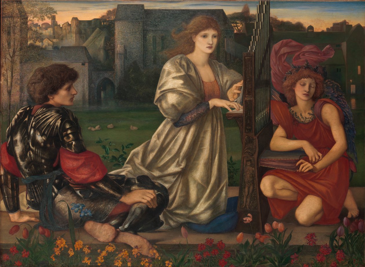 Aşk şarkısı, 1868-77 by Edward Burne Jones