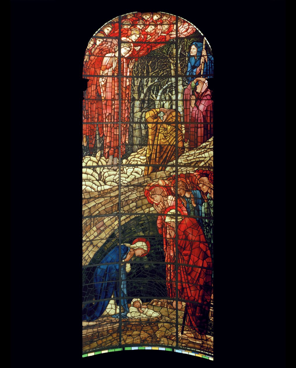 Doğuş Penceresi, 1888 (vitray) by Edward Burne Jones