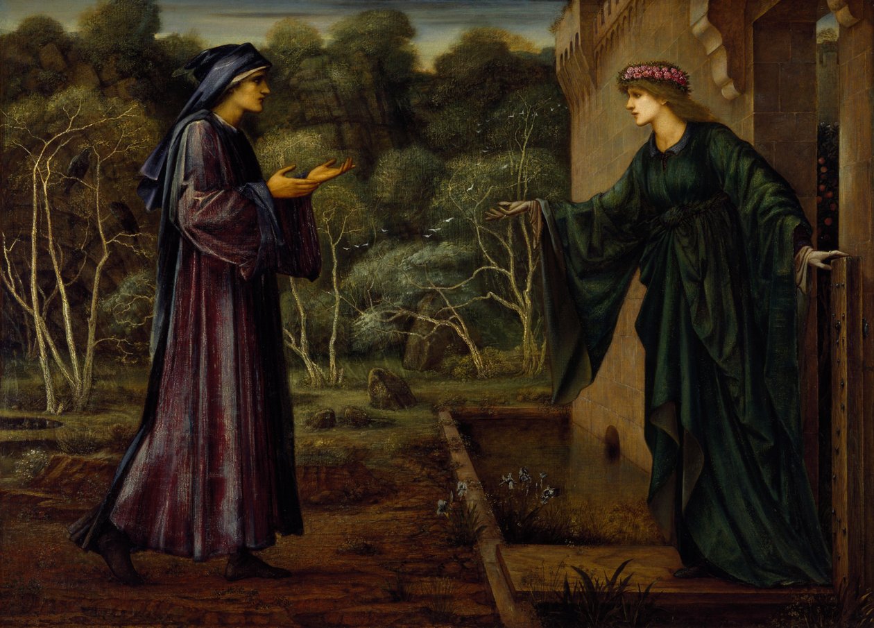 Aylaklığın Kapısındaki Hacı by Edward Burne Jones
