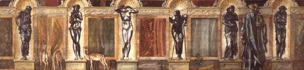 Aylaklık bahçesinde Hacı, by Edward Burne Jones