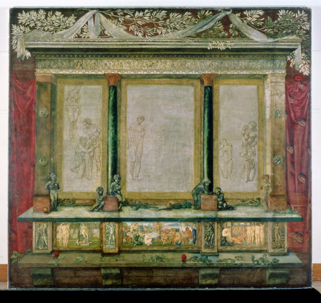 Troya Üç Parçası, 1872-1898 by Edward Burne Jones