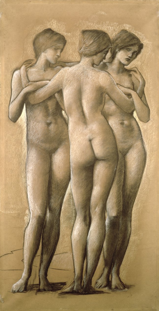 Venüs Concordia - Üç Güzelin İncelenmesi, 1895 by Edward Burne Jones