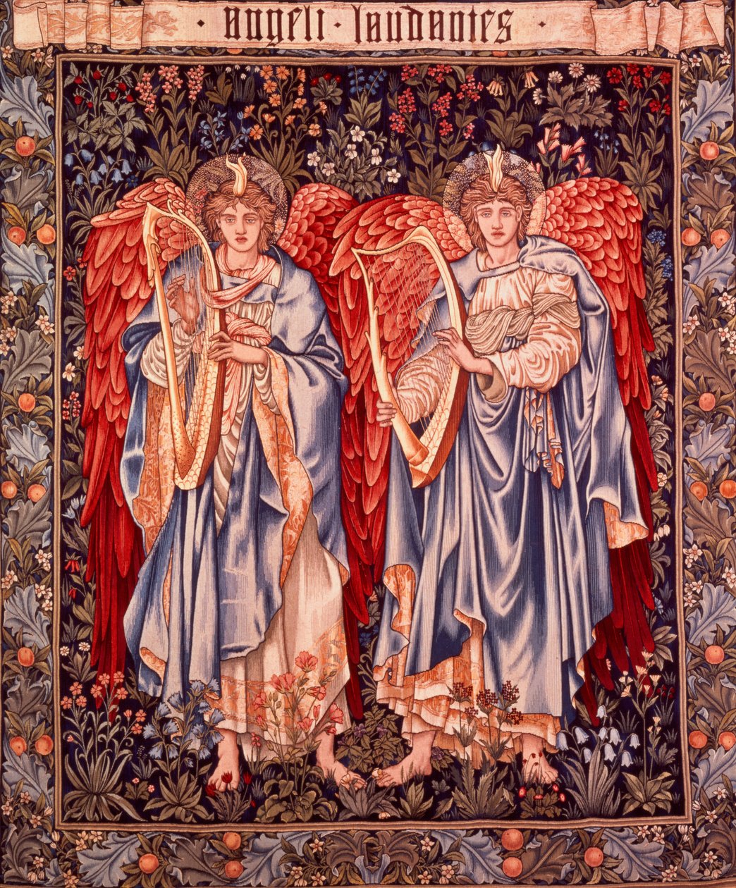Angeli Laudantes, Henry Dearle tarafından tasarlanan ve orijinal olarak 1877/78