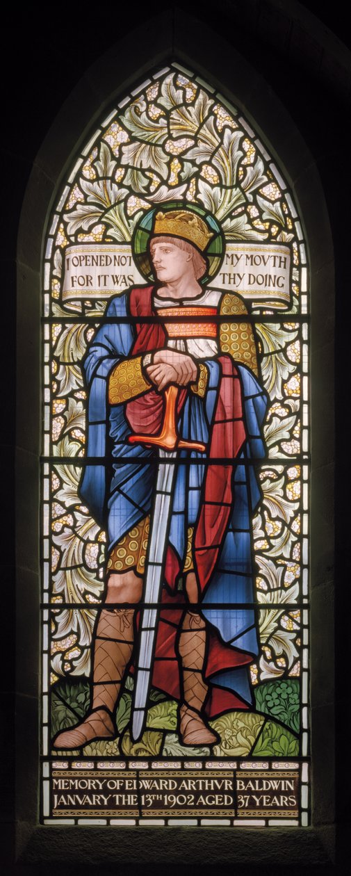Wilden, All Saints, Morris & Co., Edward Burne-Jones, John Henry Dearle (1859-1932), King Ethelbert, 1902-1914, Louisa, Alfred, The Baldwins, Başbakan, Metodist, Worcestershire, Sanat ve El Sanatları, by Edward Coley and Dearle Burne-Jones