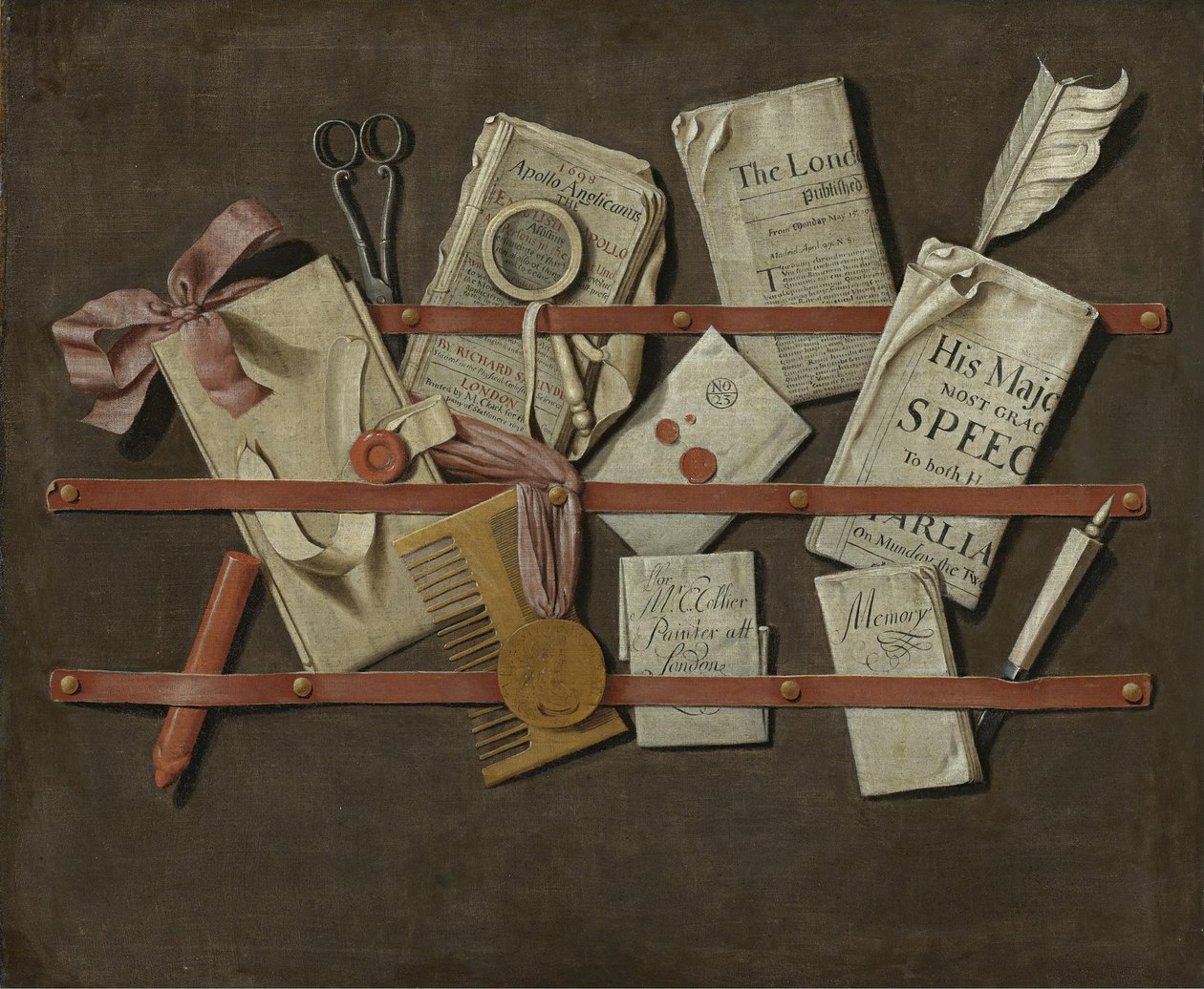 Trompe loeil, 1698 by Edward Collier