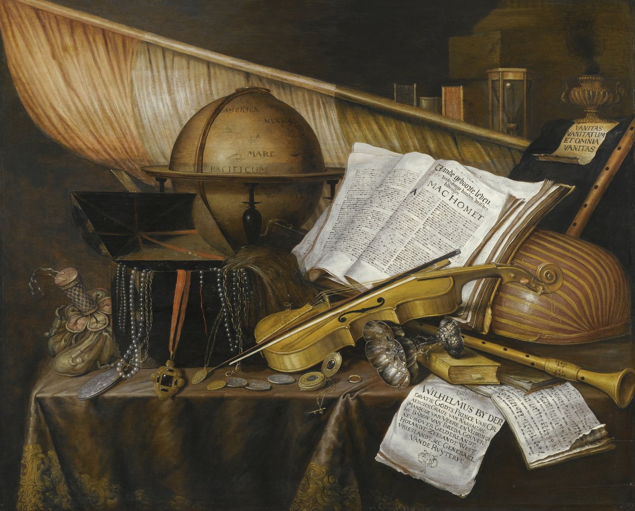 Vanitas Natürmort, 1632 by Edward Collier