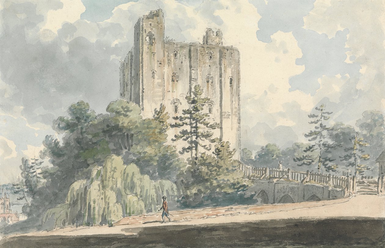 Hedingham Kalesi, Essex by Edward Dayes