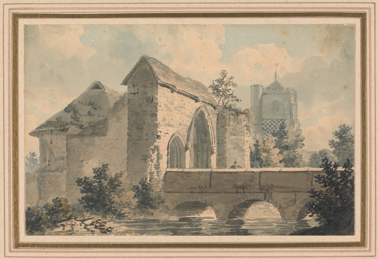 Waltham Manastırı, Essex by Edward Dayes