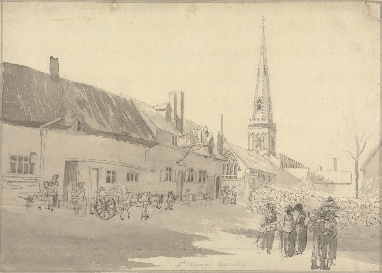 Leicester, Aziz Mary Kilisesi by Edward Edwards