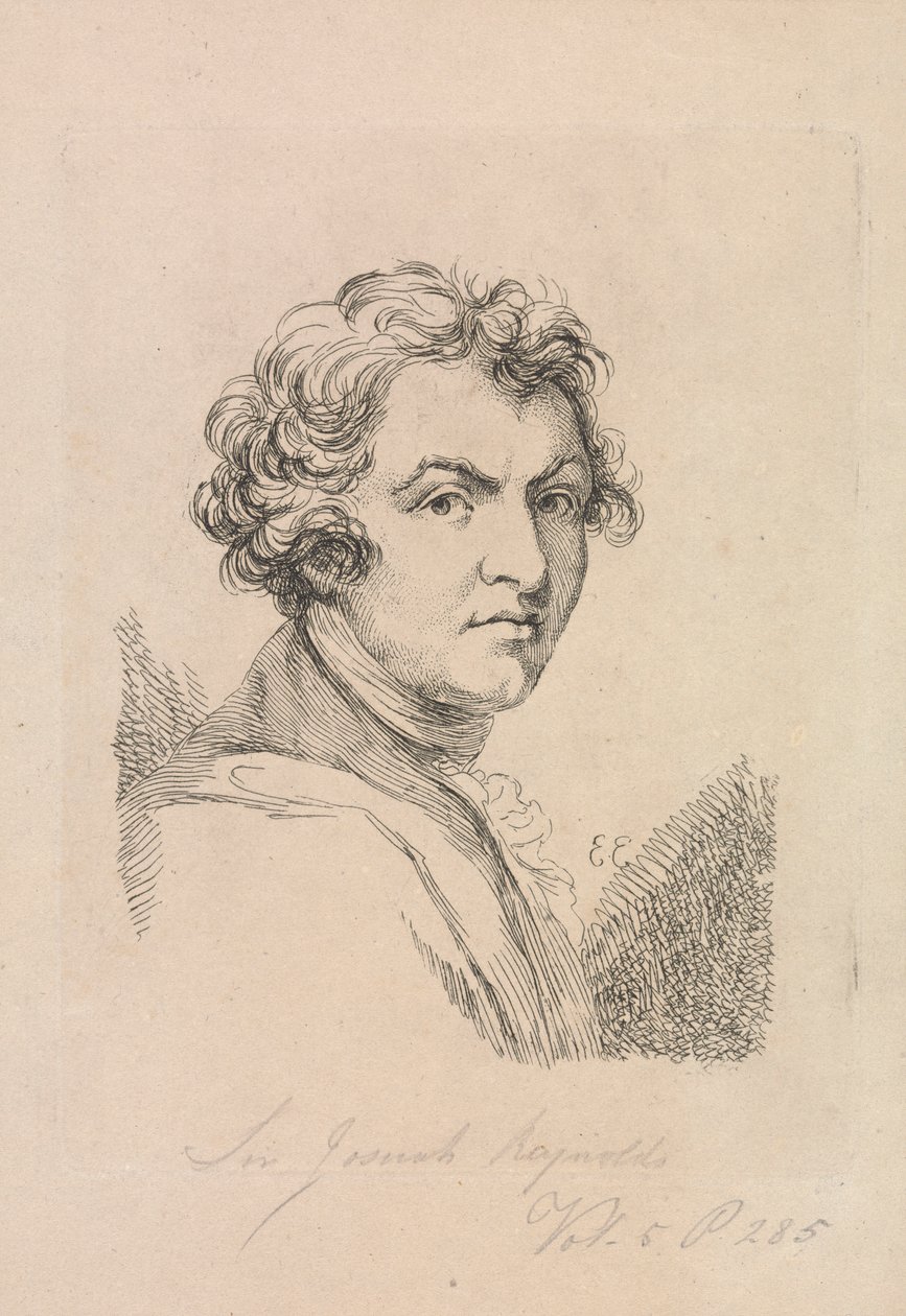 Sör Joshua Reynolds by Edward Edwards