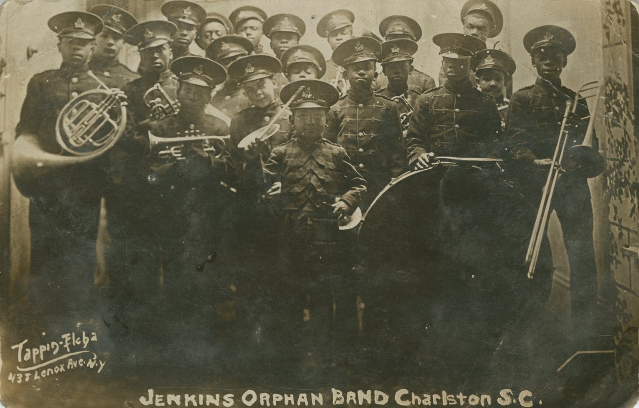 Jenkins Yetimhane Grubunun fotoğraflı kartpostalı, Charleston, Güney Karolina, 1914. by Edward Elcha