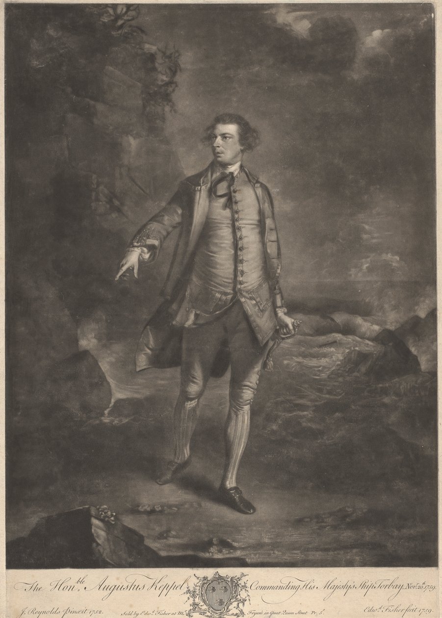 Saygıdeğer Augustus Keppel by Edward Fisher