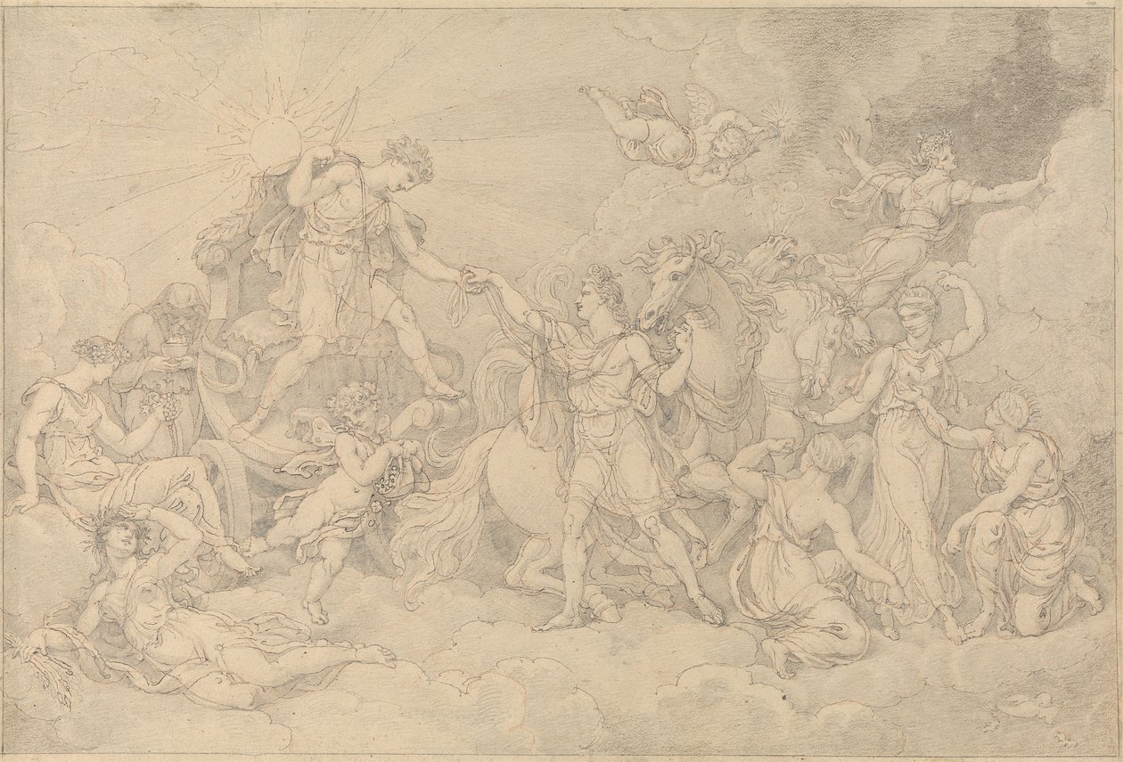 Apollon ve Fayton by Edward Francis Burney