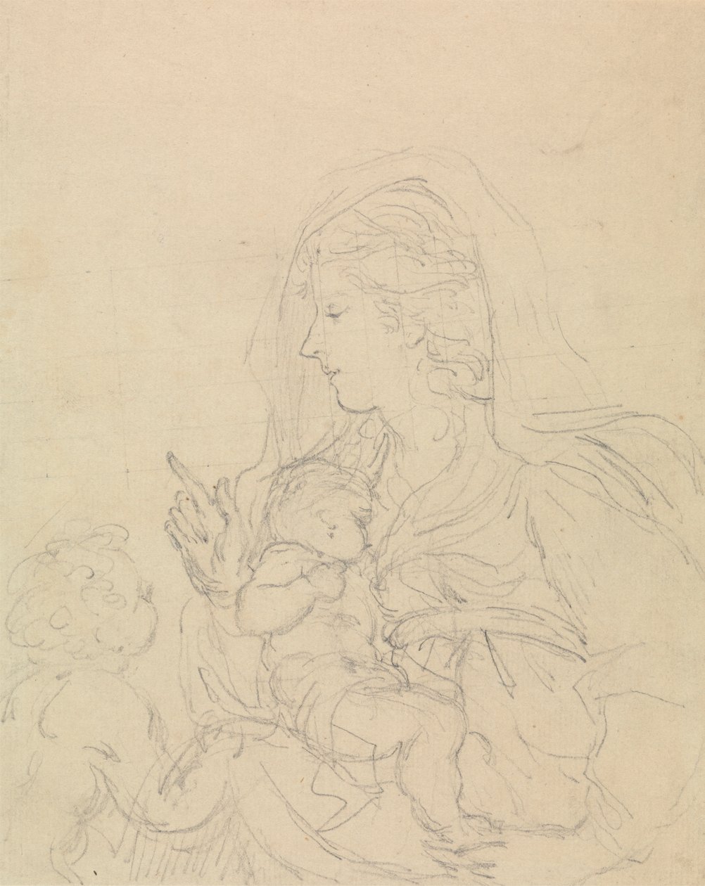Madonna ve Çocuk by Edward Francis Burney