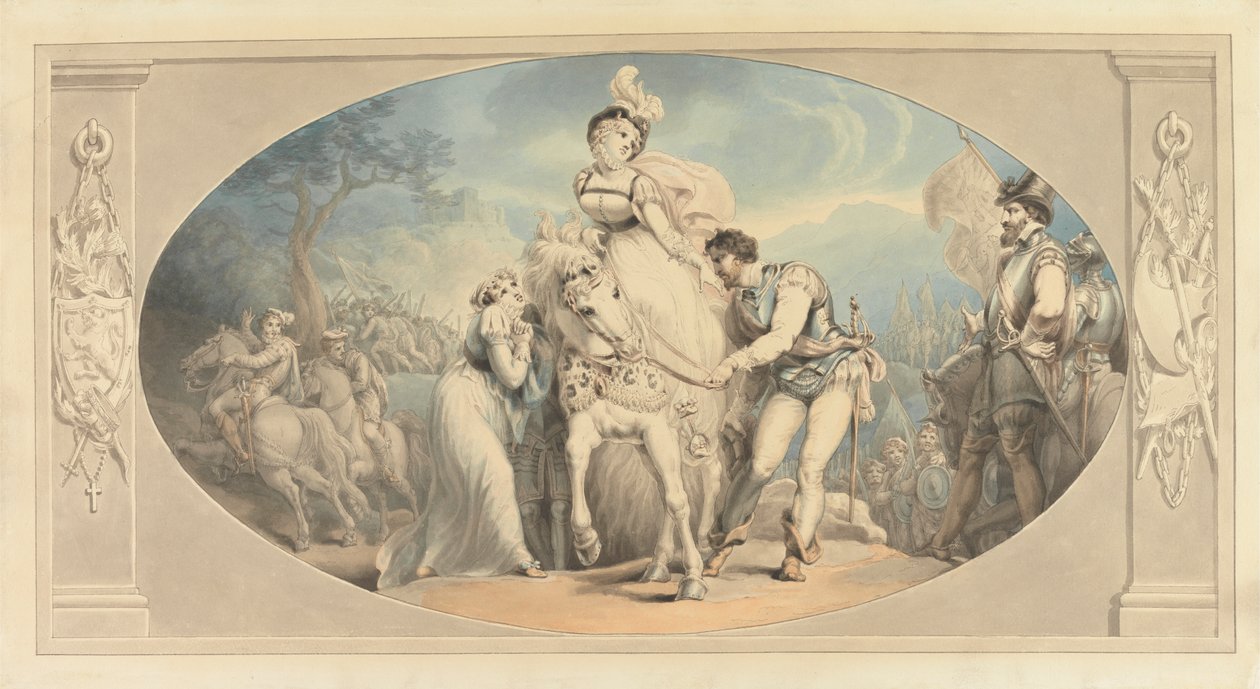 Mary, İskoç Kraliçesi by Edward Francis Burney