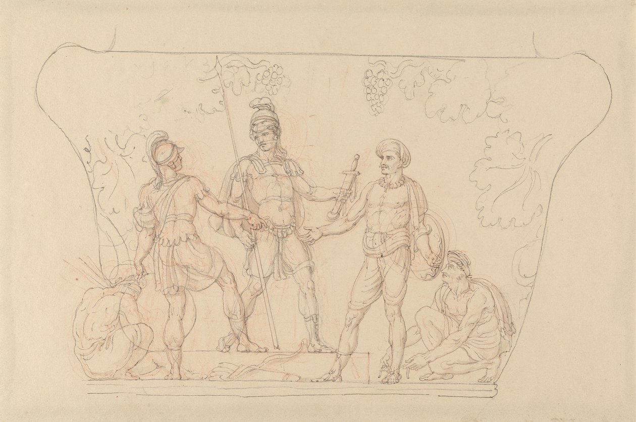 Kızılderililerin Ellerine Silah Vermek by Edward Francis Burney