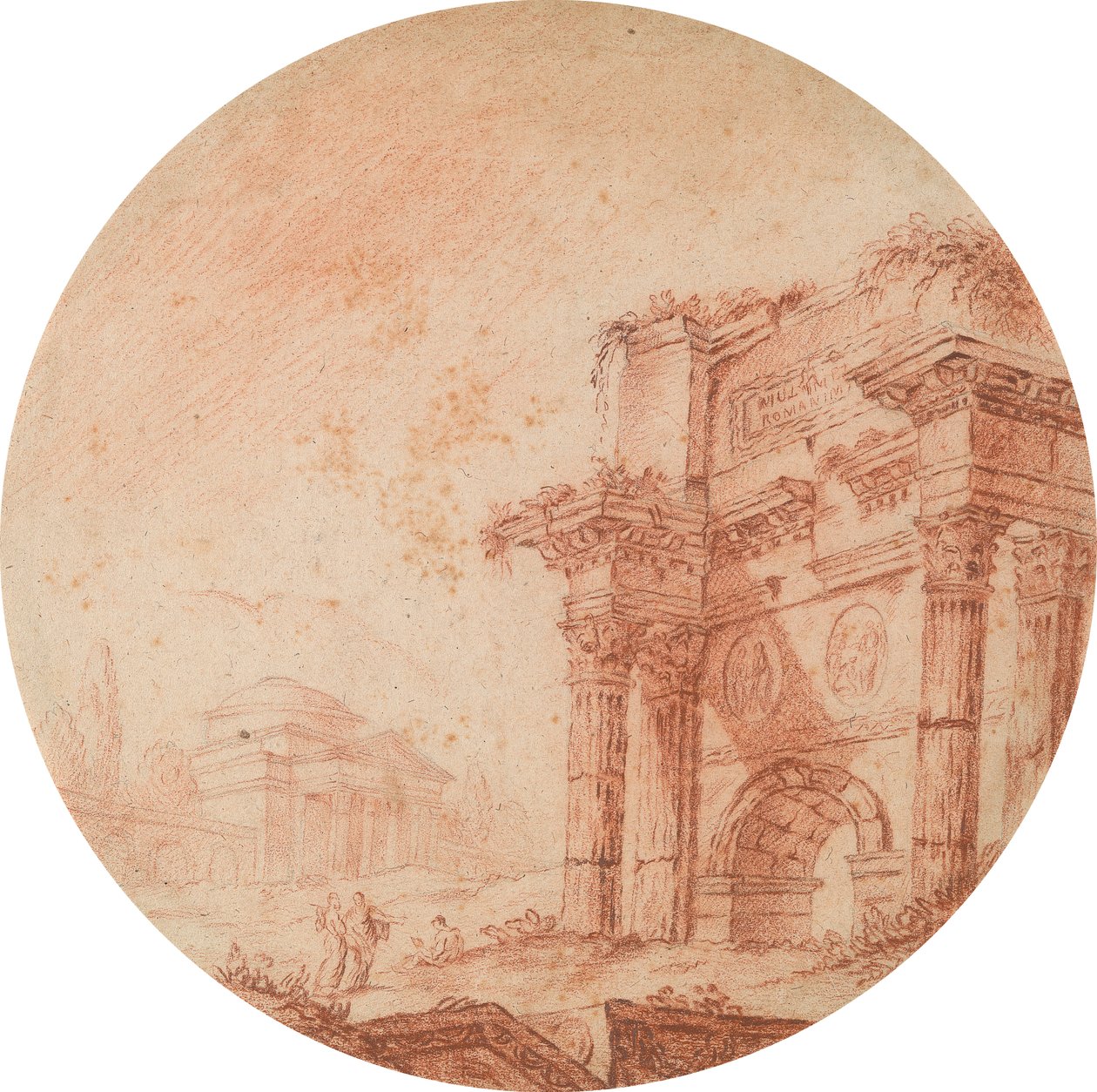 Roma Harabeleri by Edward Francis Burney