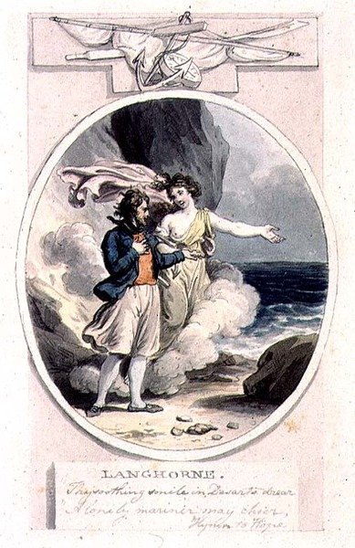 Yatıştırıcı gülüşün, (çizim) by Edward Francis Burney