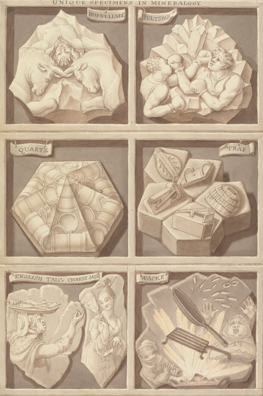 Eşsiz Mineraloji Örnekleri by Edward Francis Burney