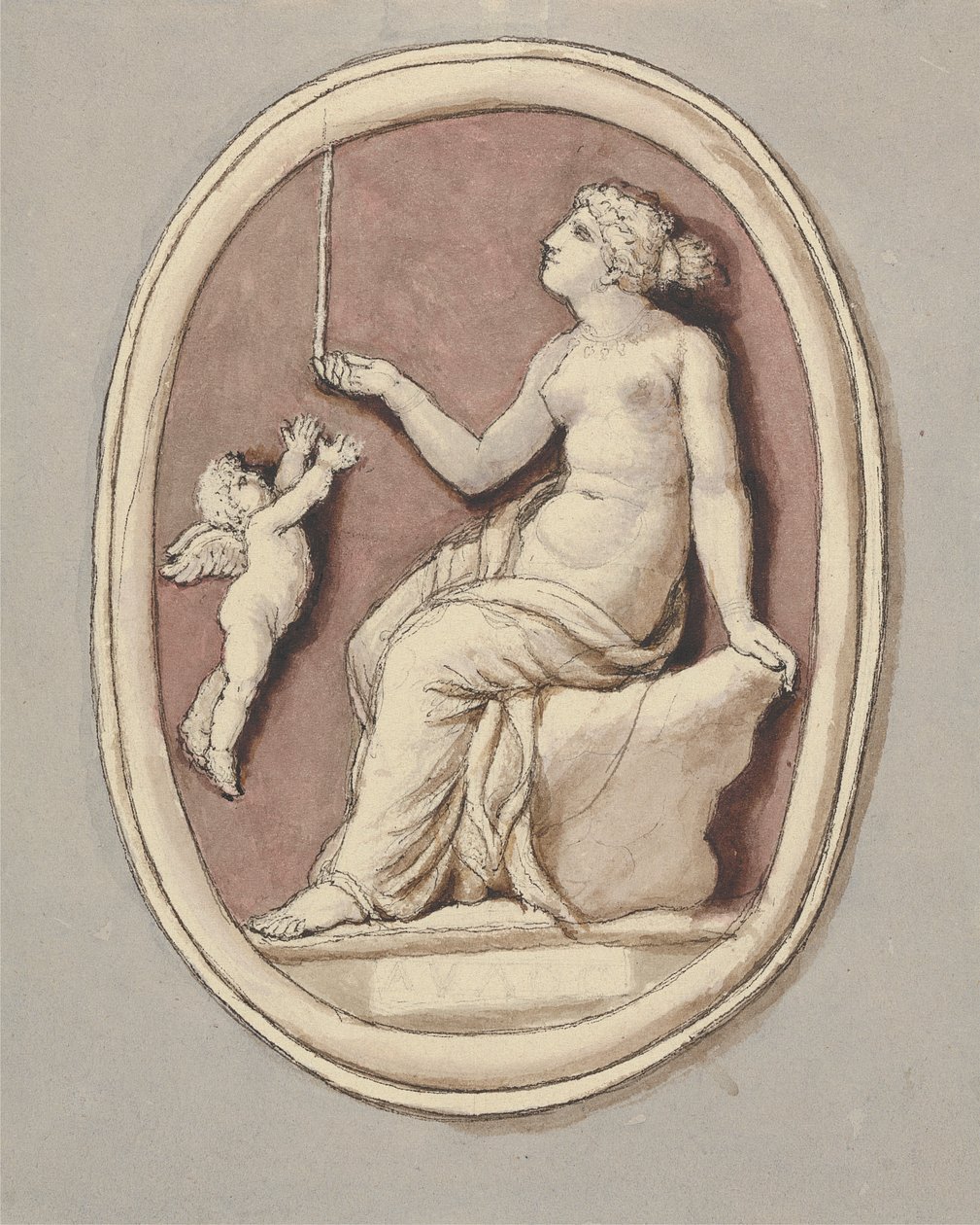 Venüs ve Aşk Tanrısı by Edward Francis Burney