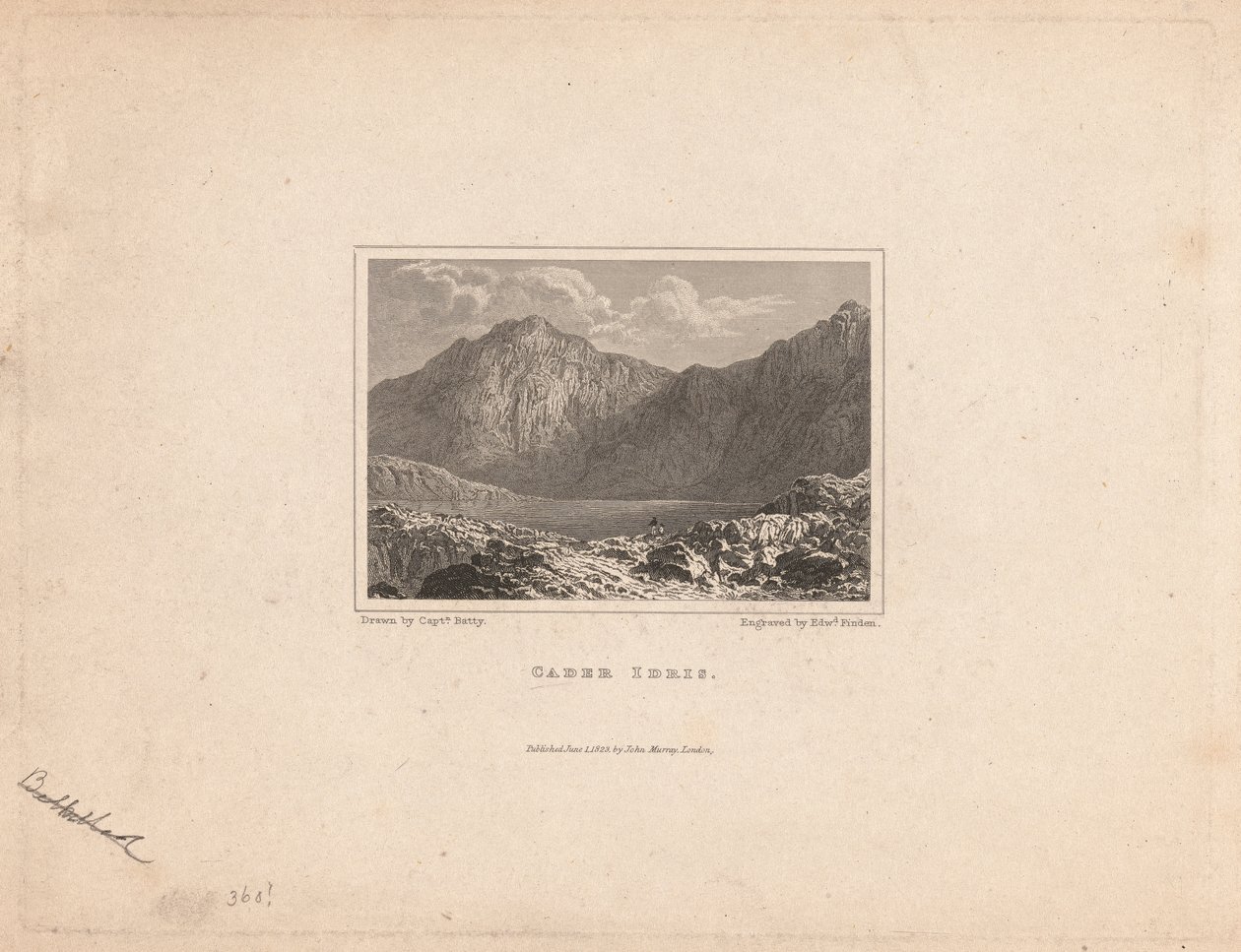 Cader İdris by Edward Francis Finden