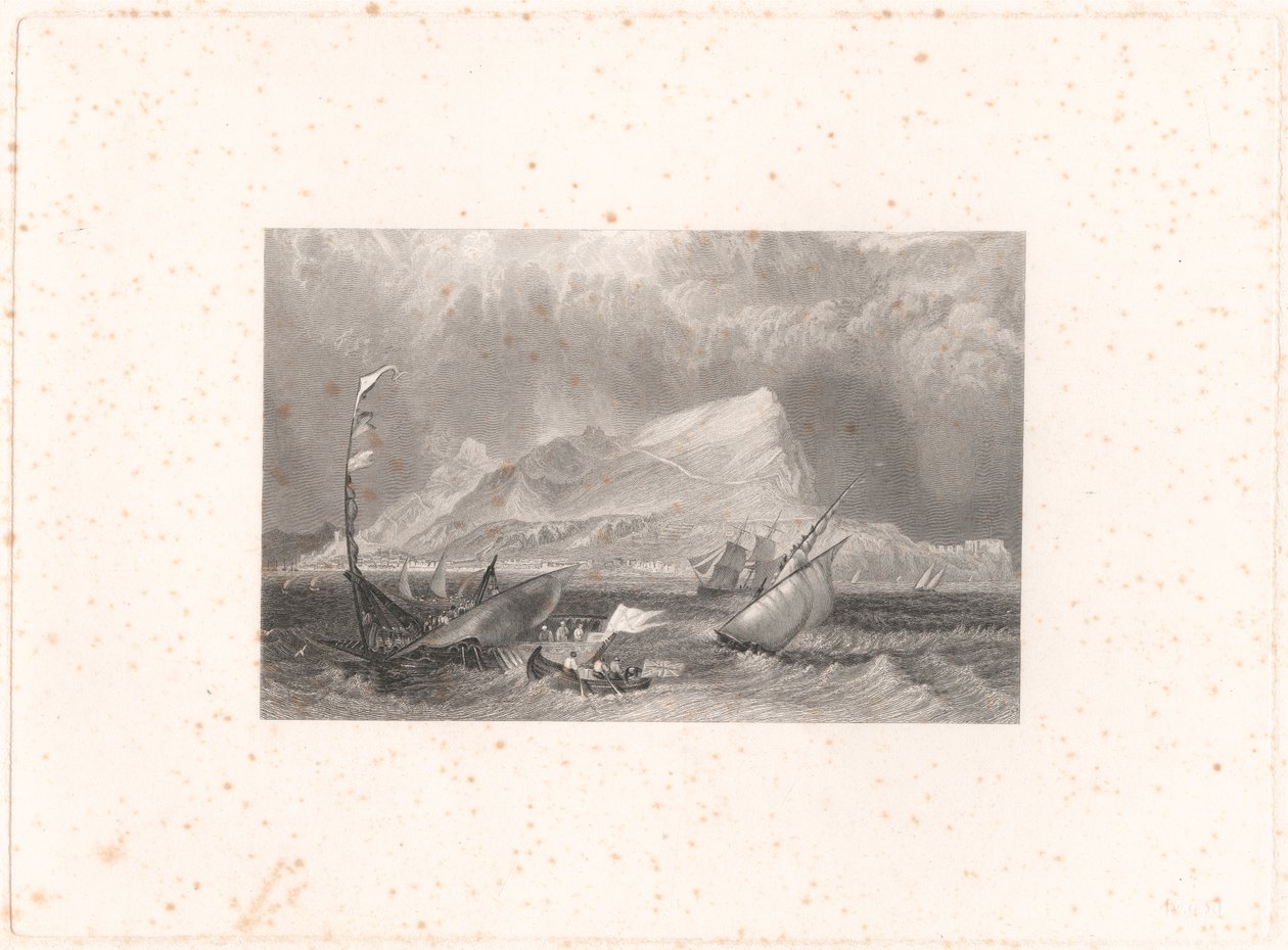 Cebelitarık by Edward Francis Finden