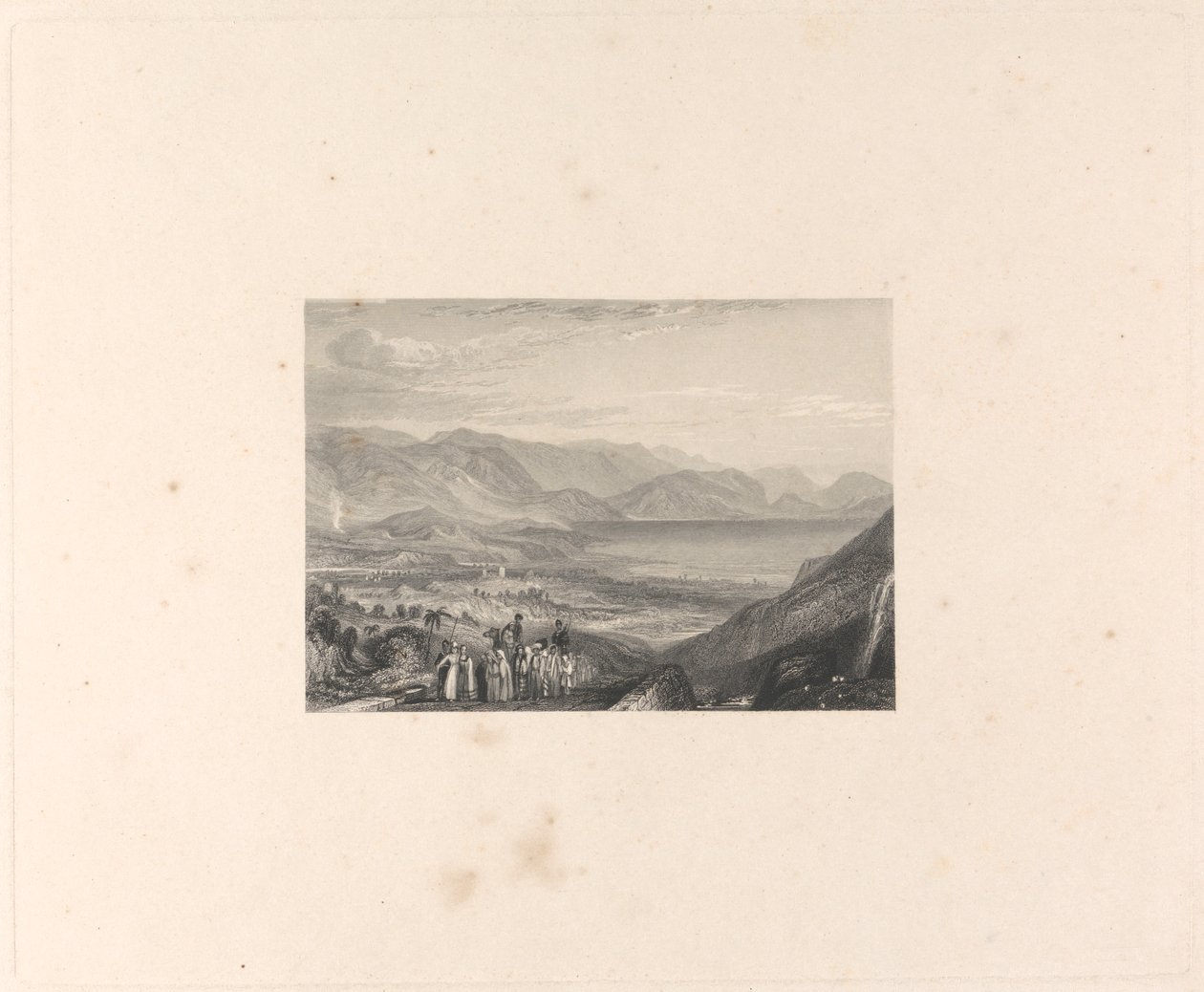 Ölü Deniz, Eriha ve Ürdün Ağzı by Edward Francis Finden