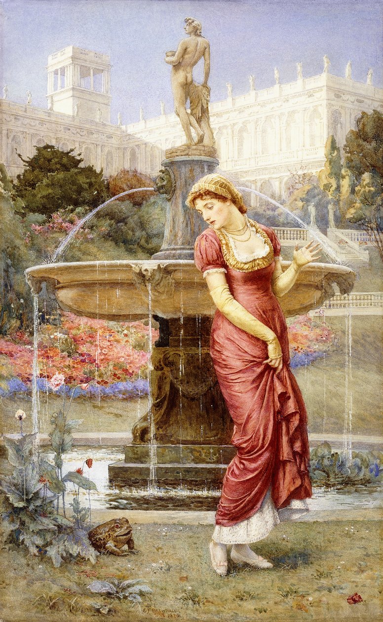 Kurbağa Prens, 1880 by Edward Frederick Brewtnall
