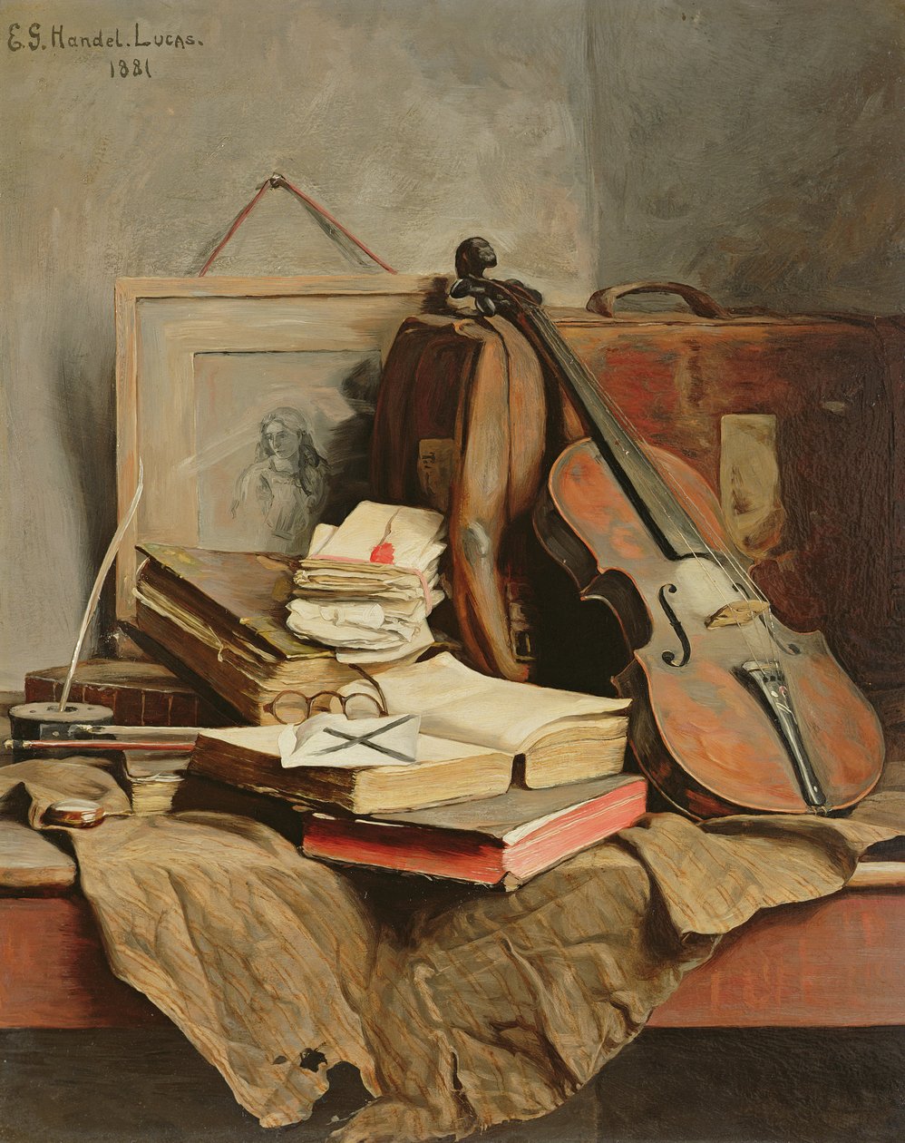 Zaman Her Şeyi Dener, 1881 by Edward George Handel Lucas