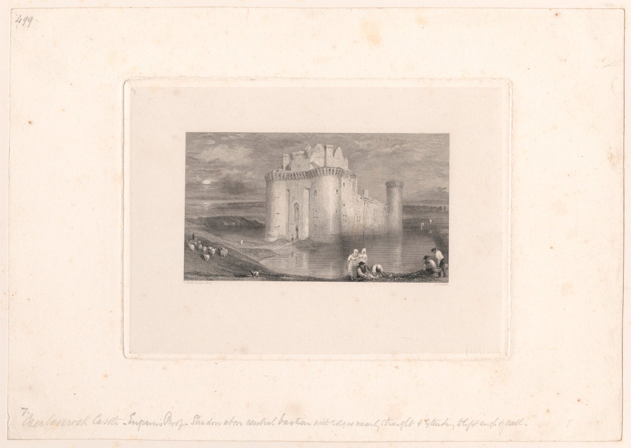 Caerlaverock Kalesi by Edward Goodall