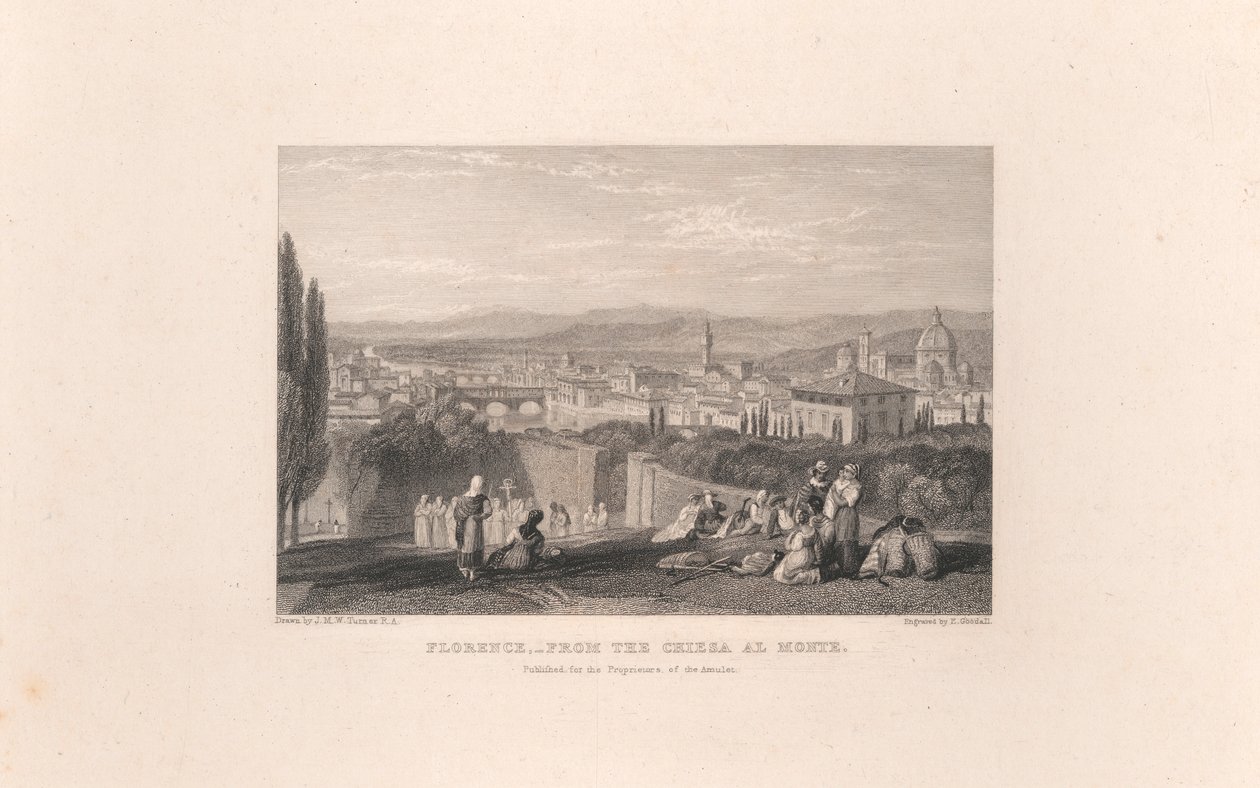 Chiesa al Monte'den Floransa by Edward Goodall