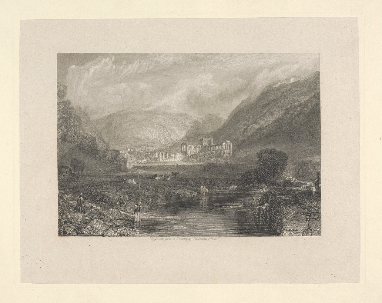 Rievaulx Manastırı, Yorkshire by Edward Goodall